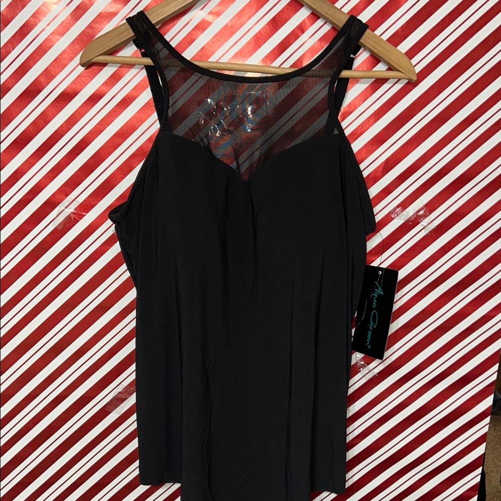 Elegant Black Women's Swim Top